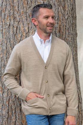 GILET COL POINTE