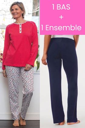 1 PYJAMA + 1 BAS PROMO
