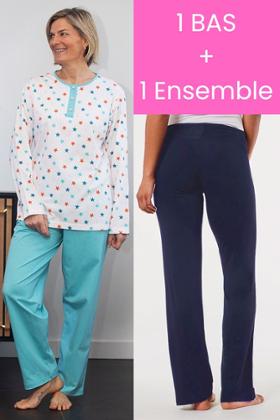 1 PYJAMA + 1 BAS PROMO