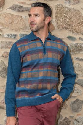 POLO ZIPPÉ GRANDE TAILLE