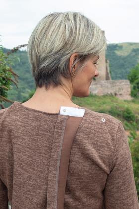 PULL CROISE DOS GRANDE TAILLE