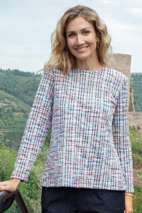 PULL CROISE DOS GRANDE TAILLE