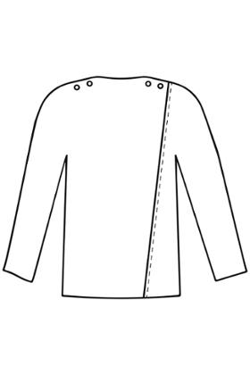 PULL CROISE DOS GRANDE TAILLE