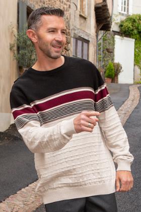 PULL CROISE DOS