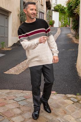 PULL CROISE DOS